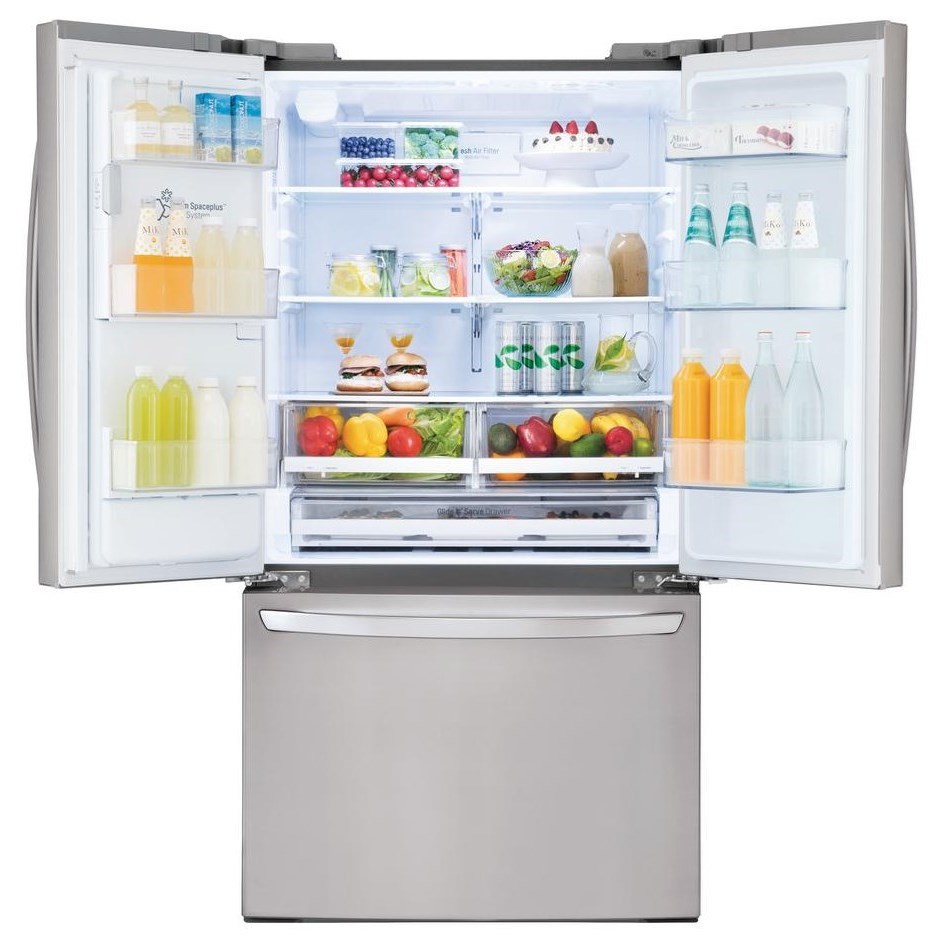 LG Appliances 26 Cu. Ft. Smart Wi-Fi Enabled French Door Refrigerator
